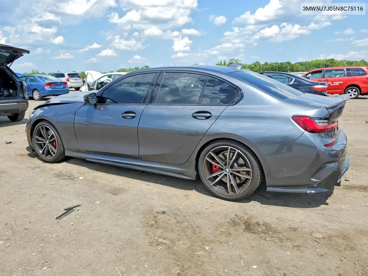 2022 BMW M340I VIN: 3MW5U7J05N8C75116 Lot: 57342446