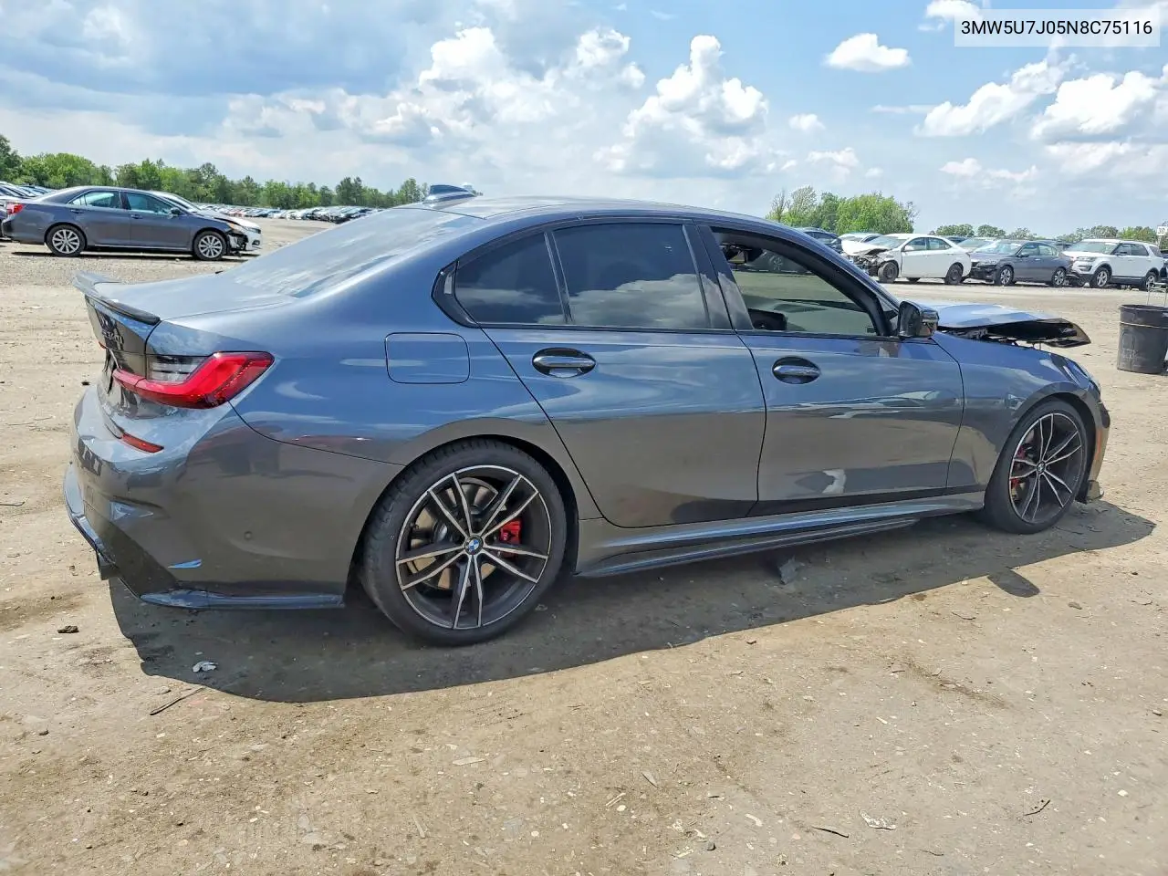 2022 BMW M340I VIN: 3MW5U7J05N8C75116 Lot: 57342446