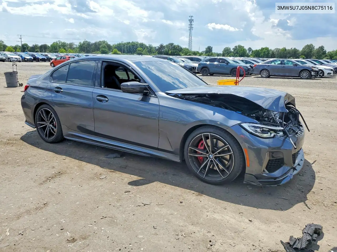 2022 BMW M340I VIN: 3MW5U7J05N8C75116 Lot: 57342446