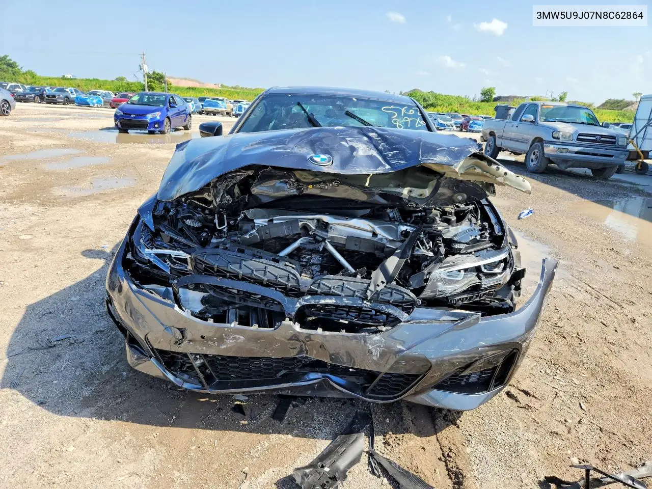 2022 BMW M340Xi VIN: 3MW5U9J07N8C62864 Lot: 57628926