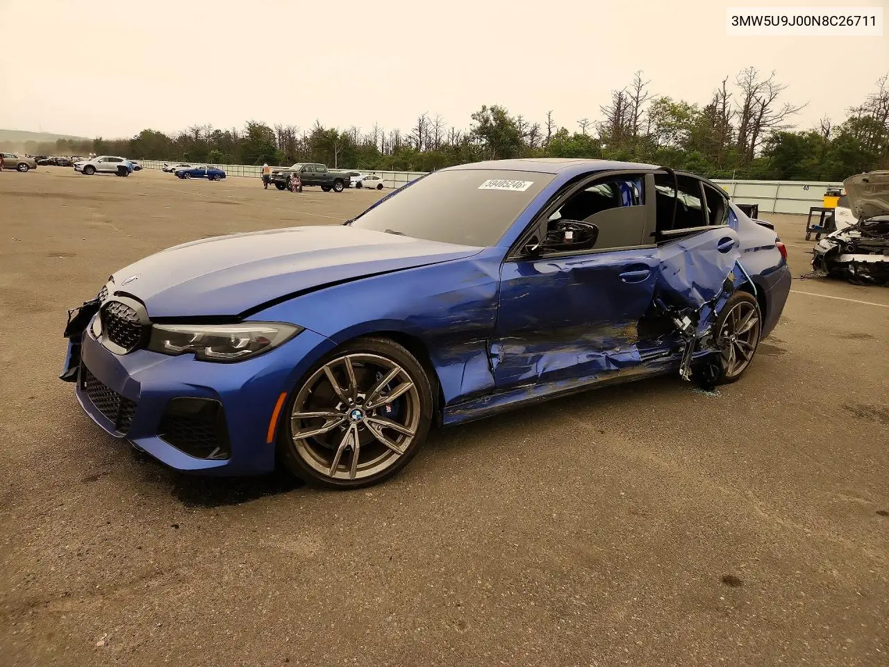 2022 BMW M340Xi VIN: 3MW5U9J00N8C26711 Lot: 59405246