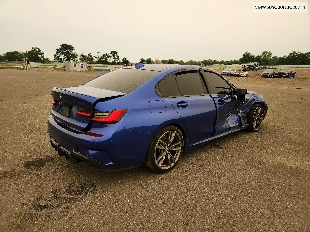 2022 BMW M340Xi VIN: 3MW5U9J00N8C26711 Lot: 59405246