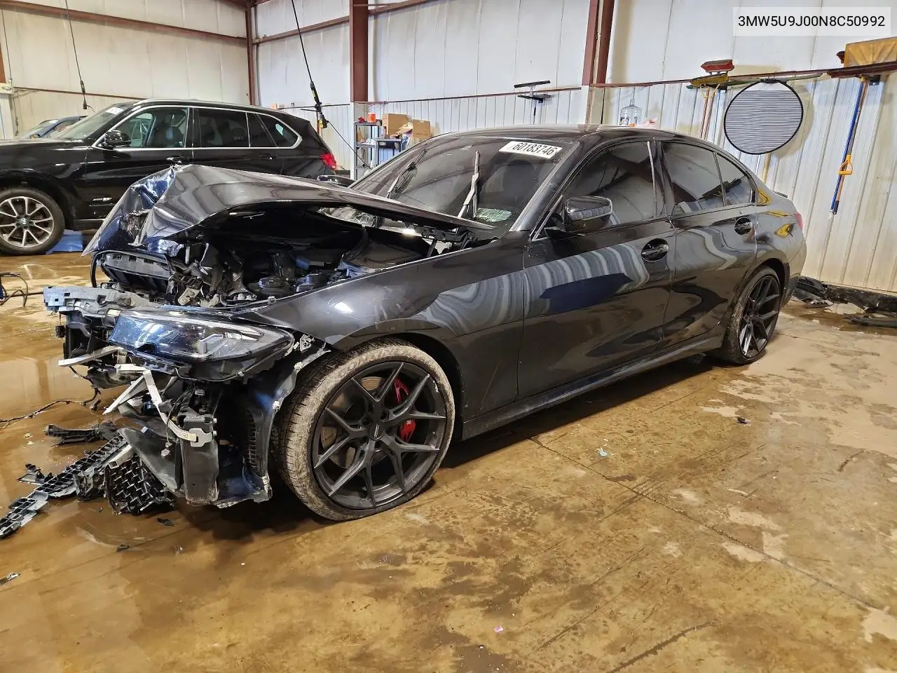 2022 BMW M340Xi VIN: 3MW5U9J00N8C50992 Lot: 60183746