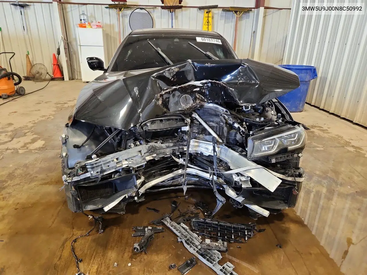 2022 BMW M340Xi VIN: 3MW5U9J00N8C50992 Lot: 60183746
