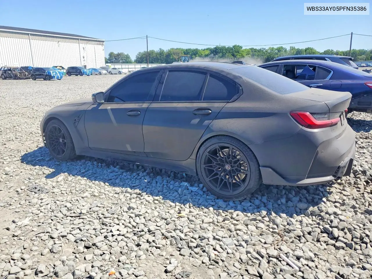 2023 BMW M3 Competition VIN: WBS33AY05PFN35386 Lot: 49446186