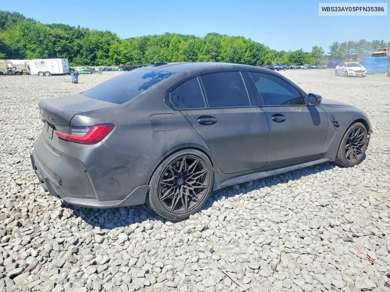 2023 BMW M3 Competition VIN: WBS33AY05PFN35386 Lot: 49446186