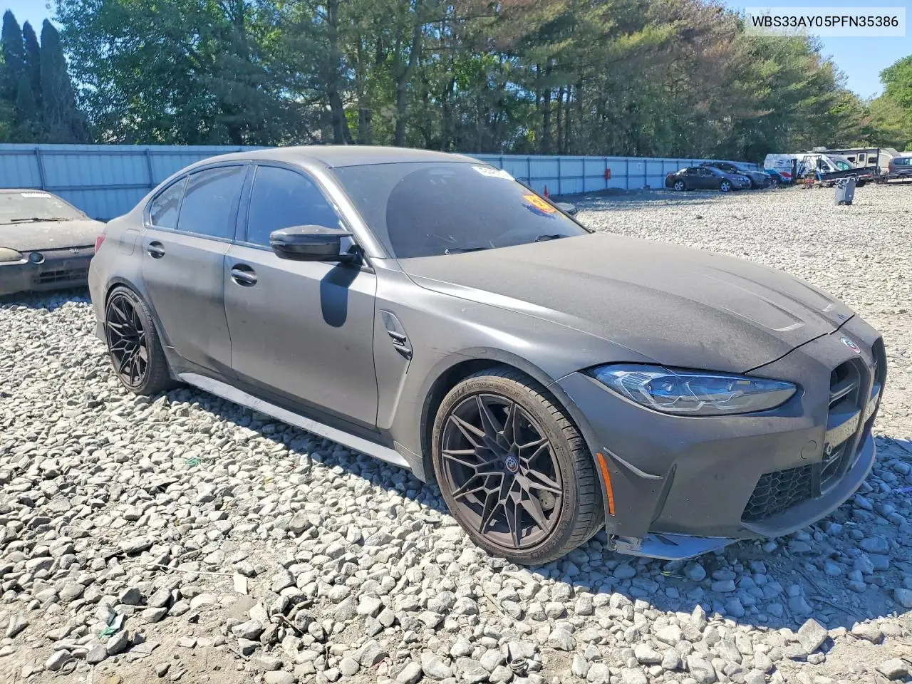 2023 BMW M3 Competition VIN: WBS33AY05PFN35386 Lot: 49446186