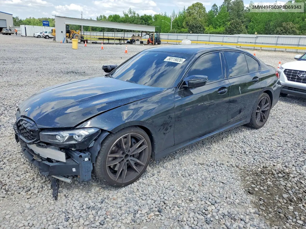2023 BMW M340I VIN: 3MW49FS03P8D69343 Lot: 50119026