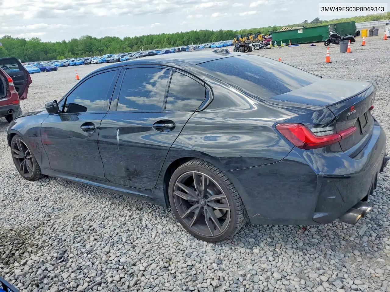 2023 BMW M340I VIN: 3MW49FS03P8D69343 Lot: 50119026