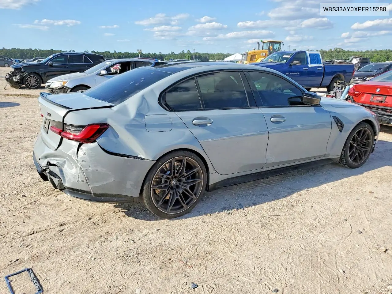2023 BMW M3 Competition VIN: WBS33AY0XPFR15288 Lot: 53408446