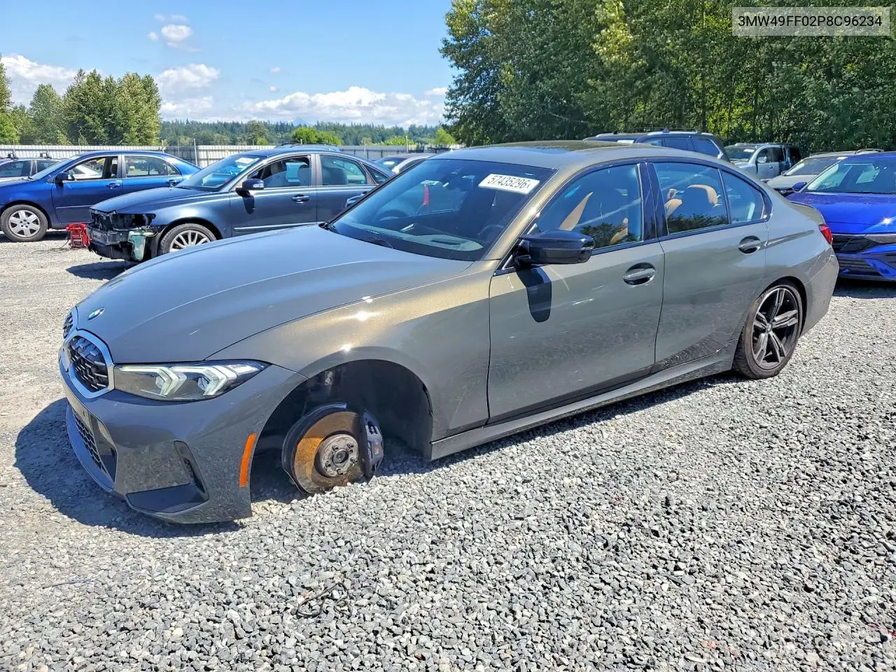 2023 BMW M340Xi VIN: 3MW49FF02P8C96234 Lot: 57435296