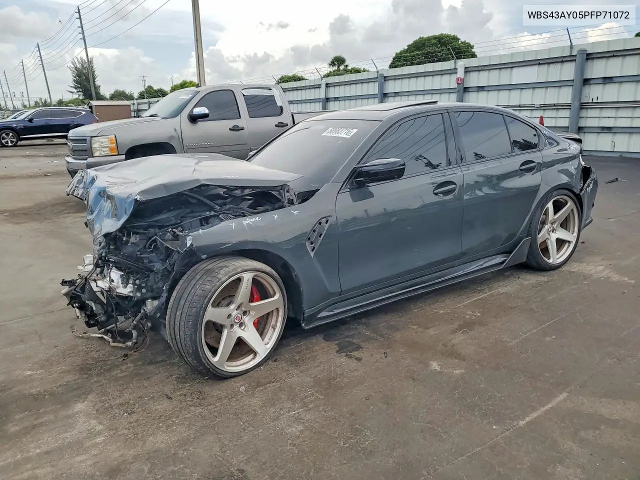 2023 BMW M3 Competition VIN: WBS43AY05PFP71072 Lot: 58983716