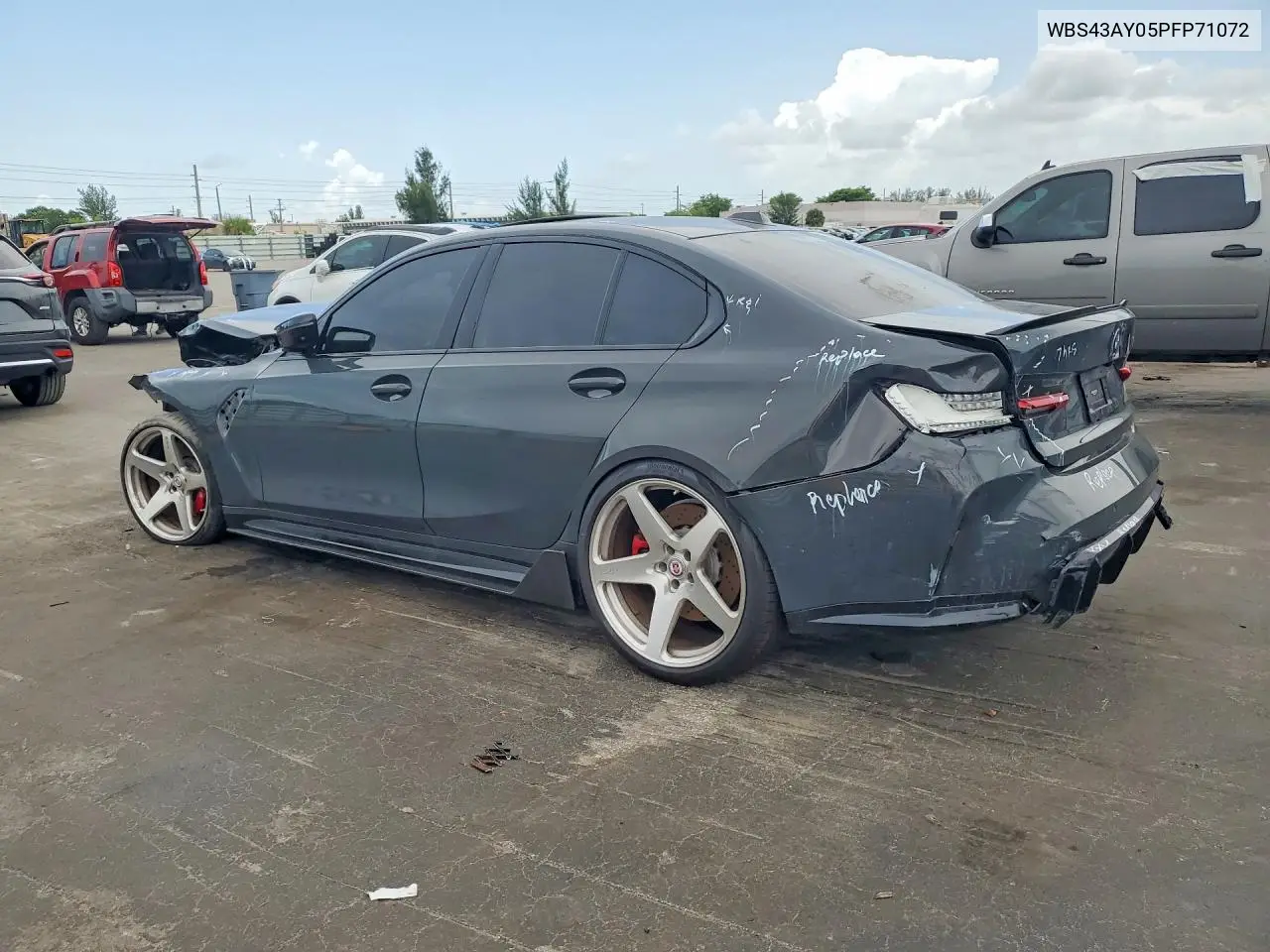 2023 BMW M3 Competition VIN: WBS43AY05PFP71072 Lot: 58983716