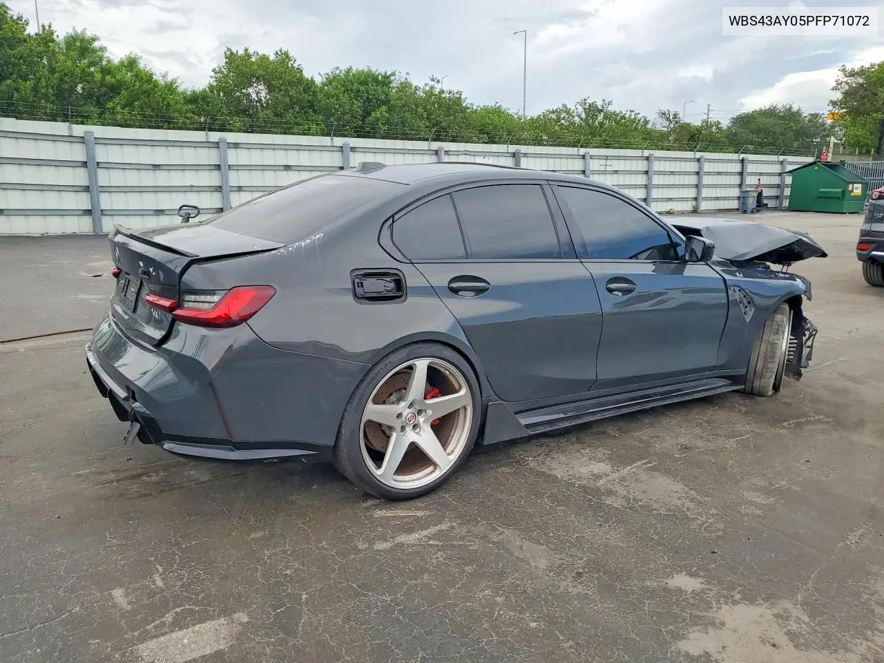 2023 BMW M3 Competition VIN: WBS43AY05PFP71072 Lot: 58983716