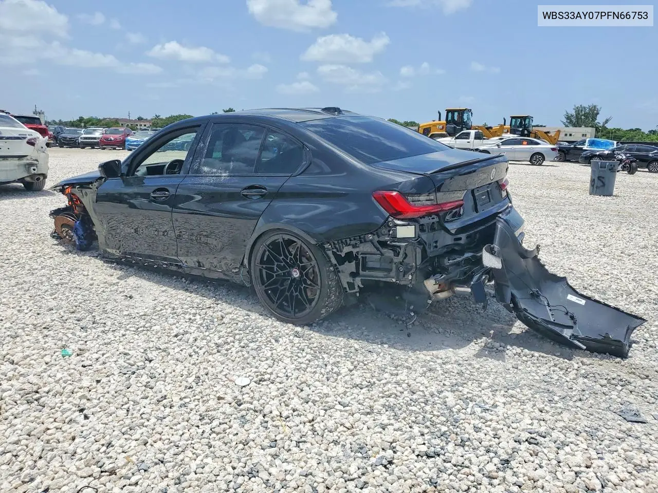 2023 BMW M3 Competition VIN: WBS33AY07PFN66753 Lot: 60635276