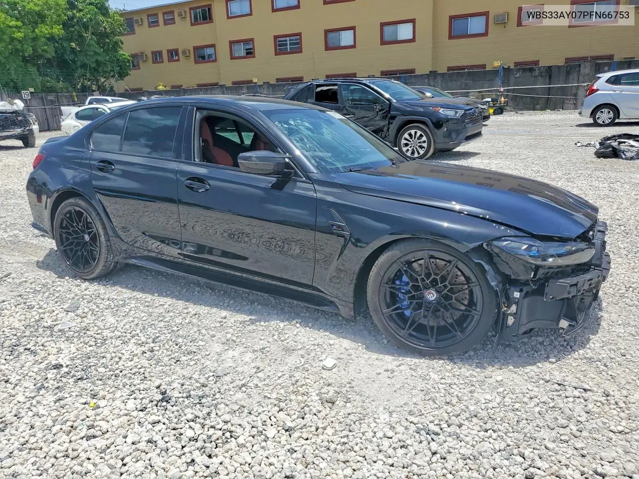 2023 BMW M3 Competition VIN: WBS33AY07PFN66753 Lot: 60635276