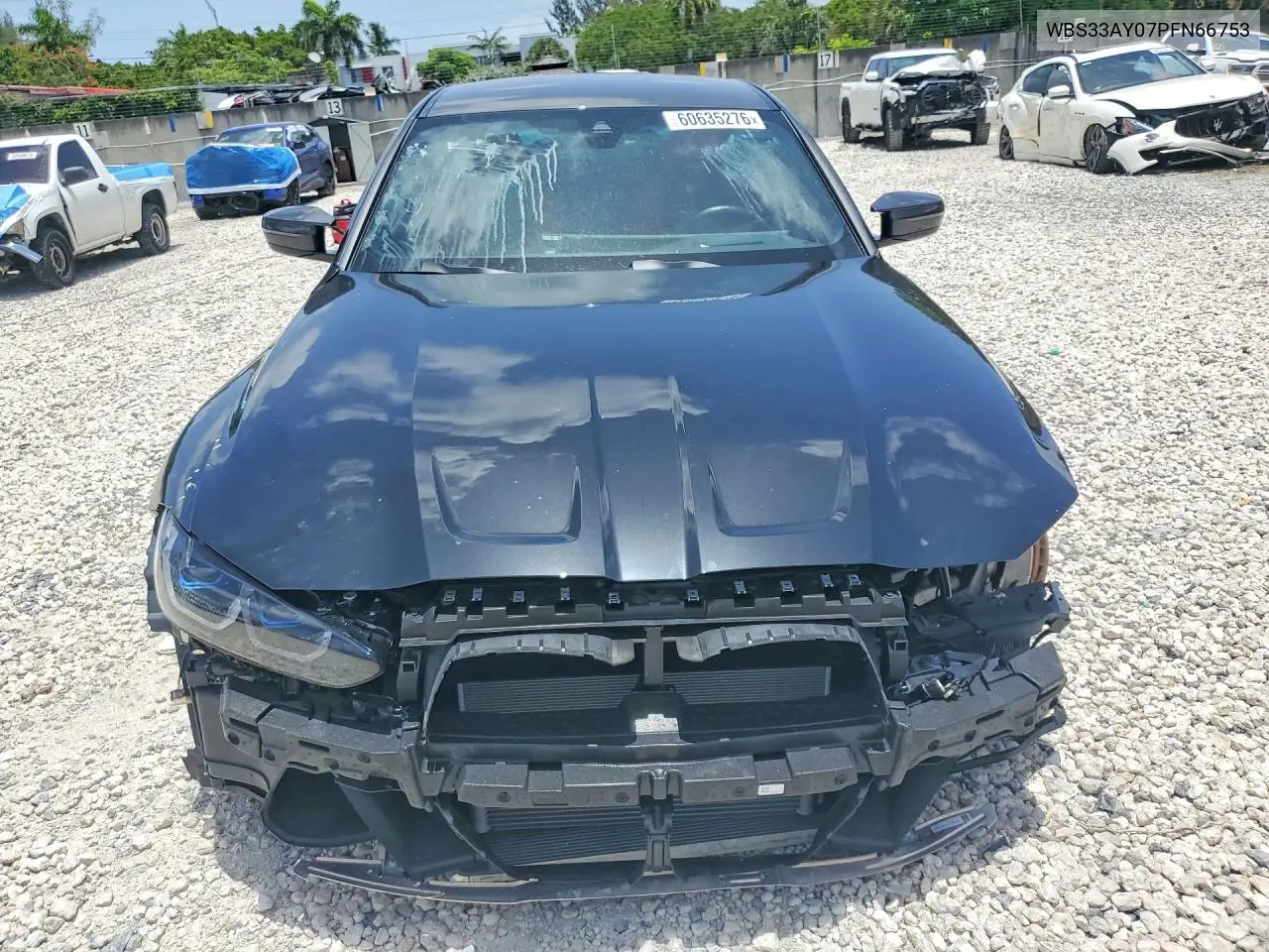 2023 BMW M3 Competition VIN: WBS33AY07PFN66753 Lot: 60635276