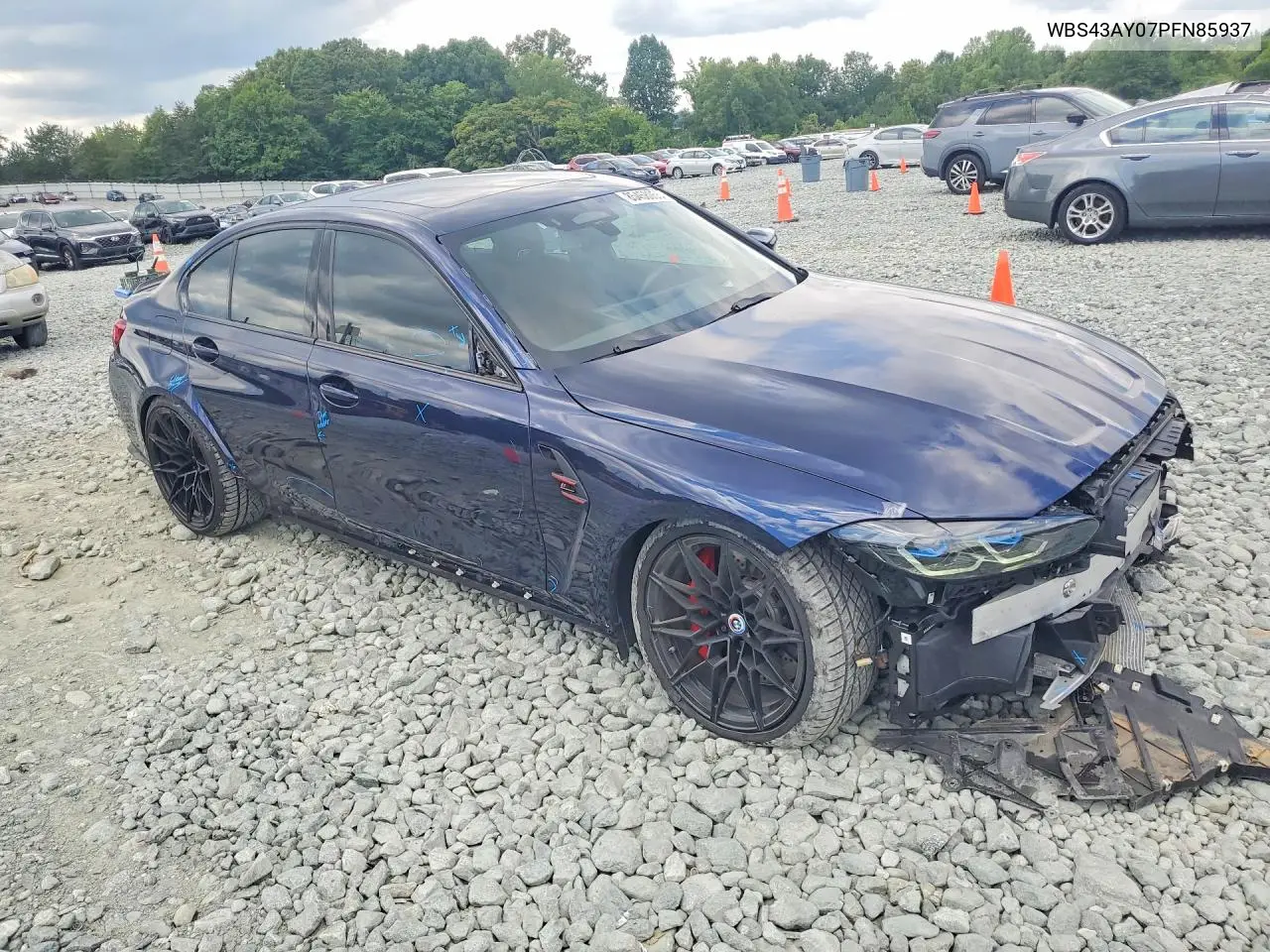 2023 BMW M3 Competition VIN: WBS43AY07PFN85937 Lot: 85458055