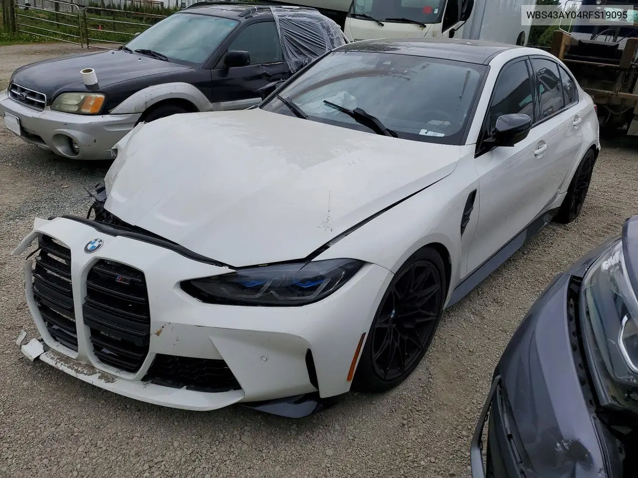 2024 BMW M3 Competition VIN: WBS43AY04RFS19095 Lot: 51883646