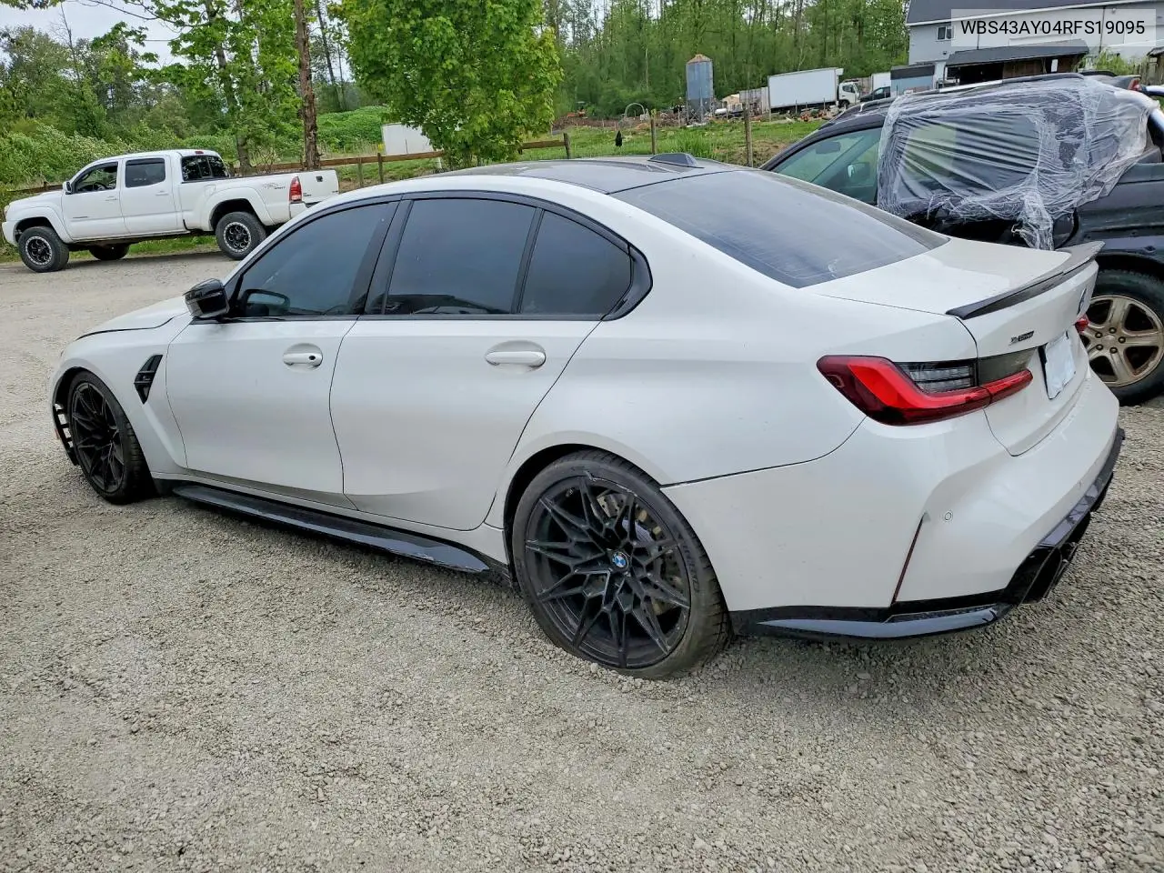 2024 BMW M3 Competition VIN: WBS43AY04RFS19095 Lot: 51883646