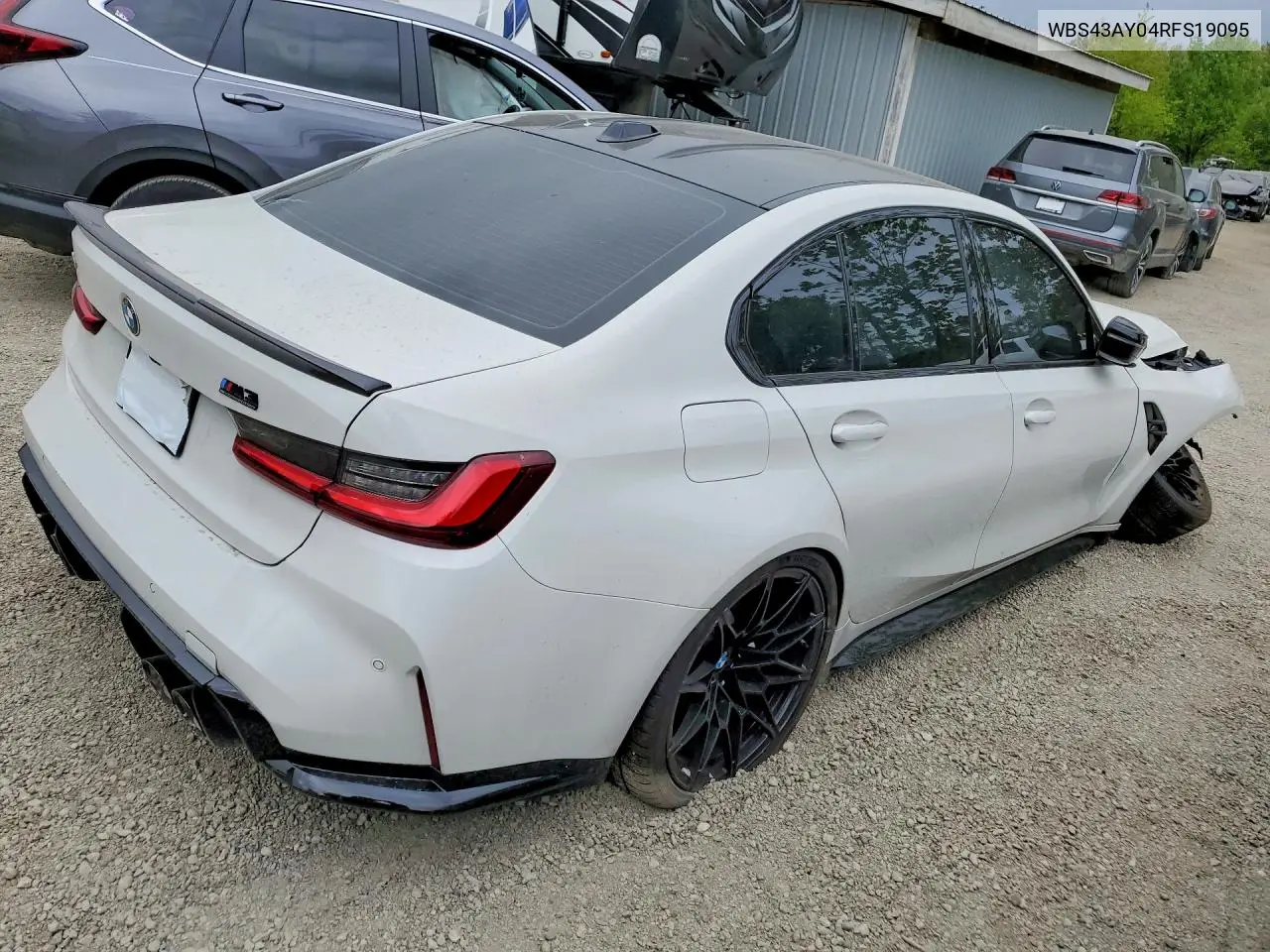 2024 BMW M3 Competition VIN: WBS43AY04RFS19095 Lot: 51883646