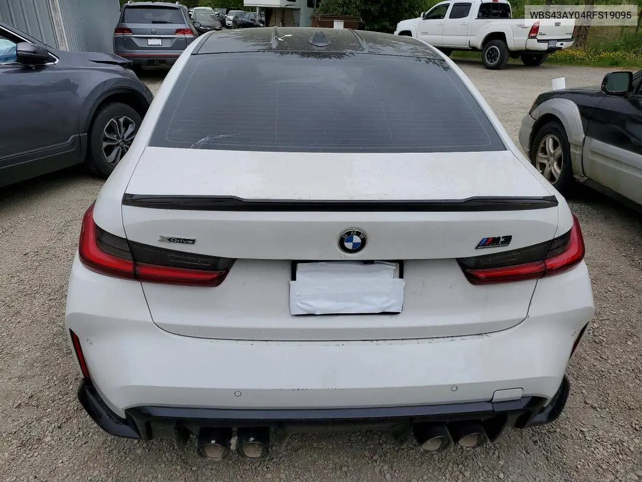 2024 BMW M3 Competition VIN: WBS43AY04RFS19095 Lot: 51883646