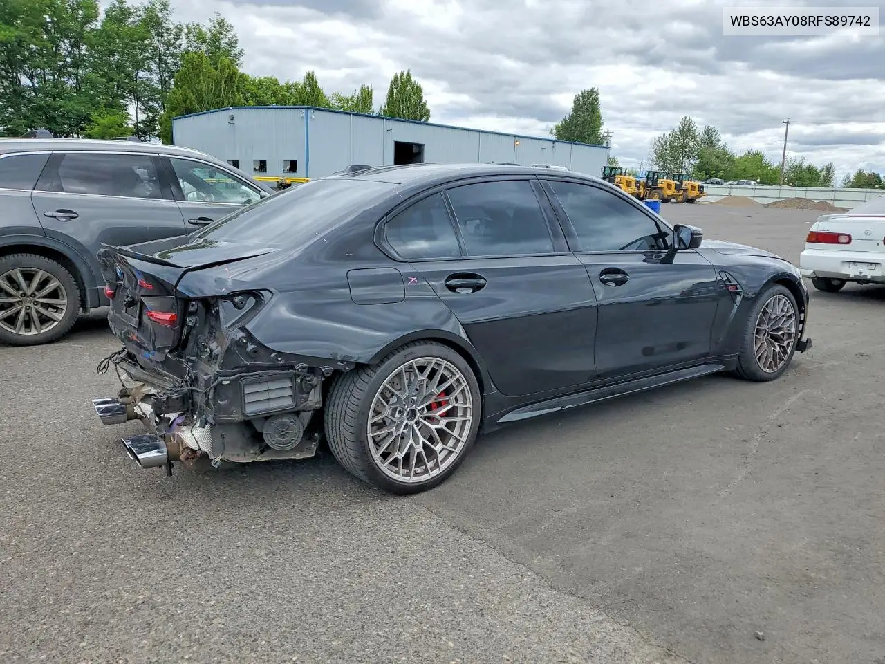 2024 BMW M3 Cs VIN: WBS63AY08RFS89742 Lot: 55957346