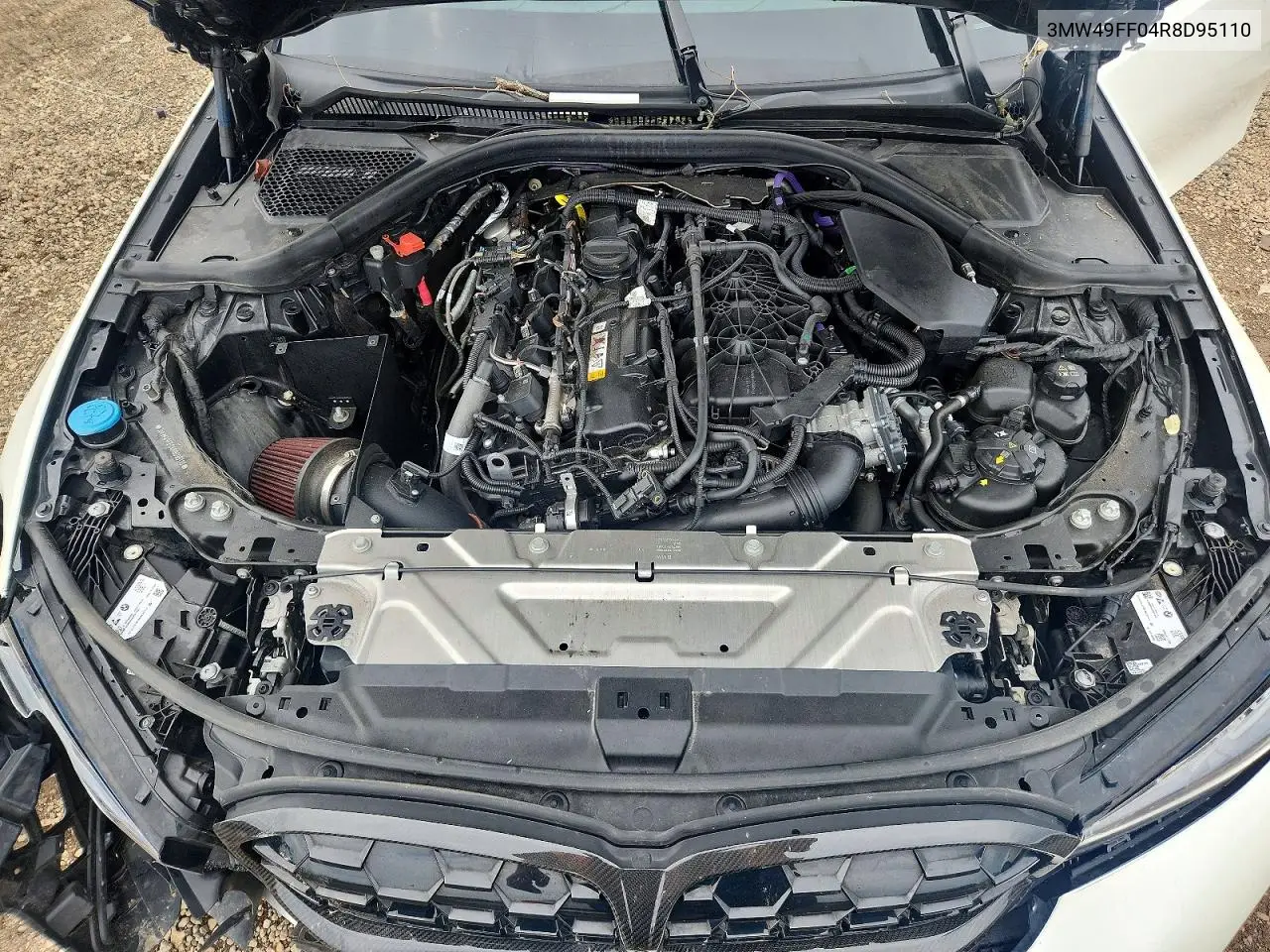 2024 BMW M340Xi VIN: 3MW49FF04R8D95110 Lot: 56250786