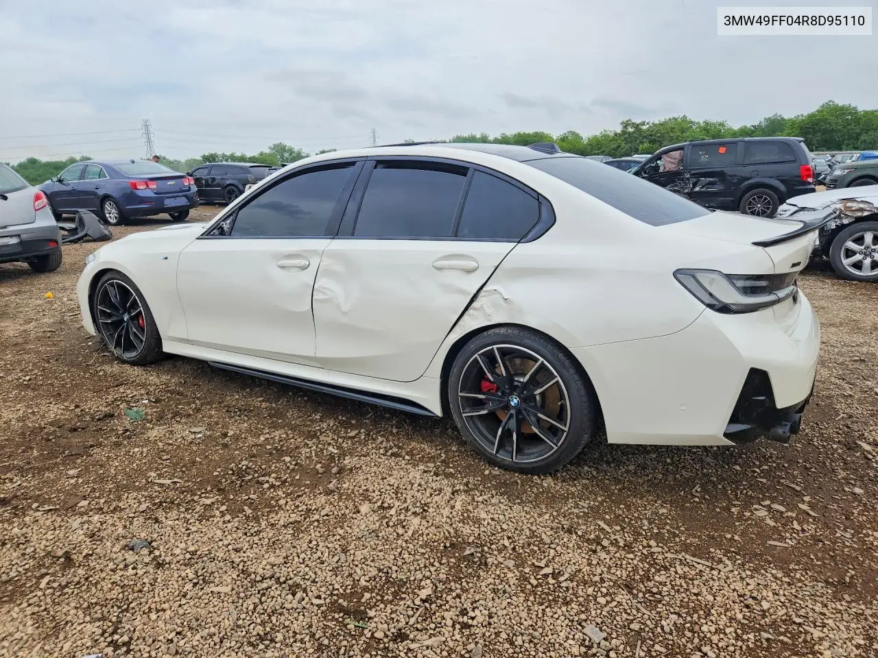 2024 BMW M340Xi VIN: 3MW49FF04R8D95110 Lot: 56250786