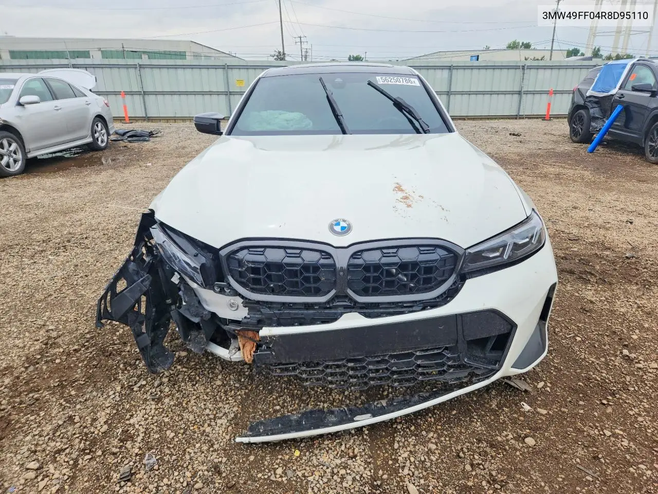 2024 BMW M340Xi VIN: 3MW49FF04R8D95110 Lot: 56250786