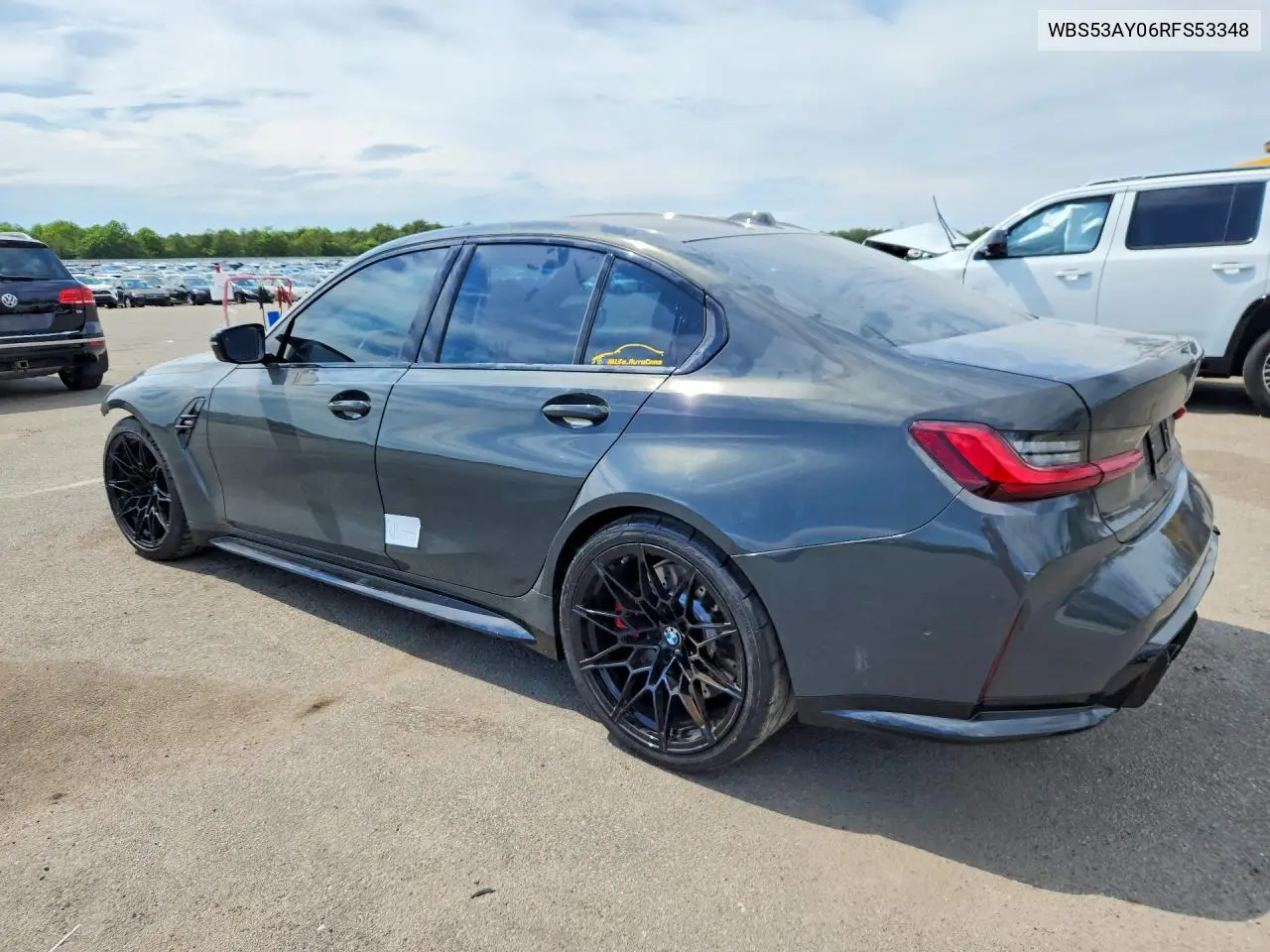 2024 BMW M3 VIN: WBS53AY06RFS53348 Lot: 57693466