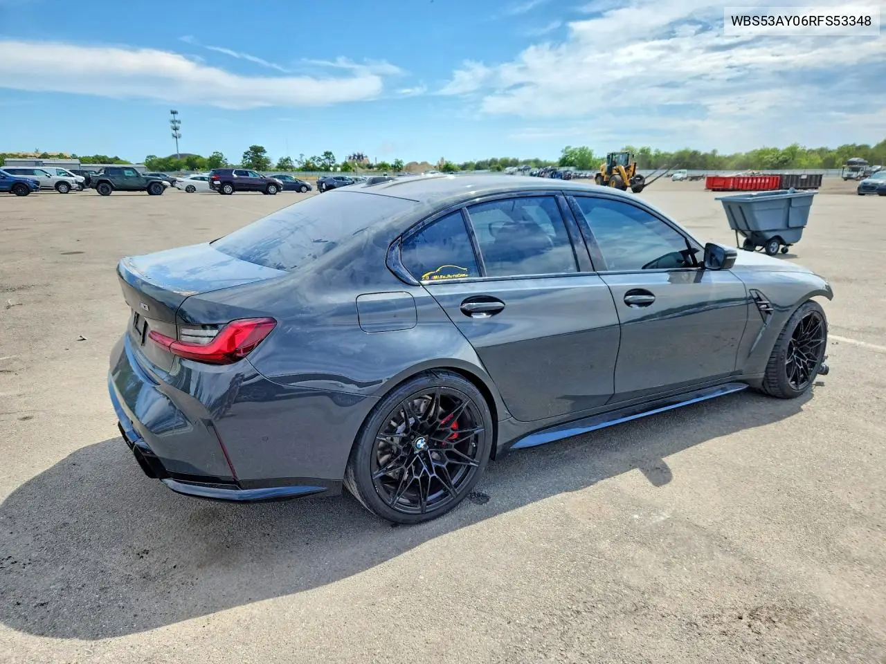 2024 BMW M3 VIN: WBS53AY06RFS53348 Lot: 57693466