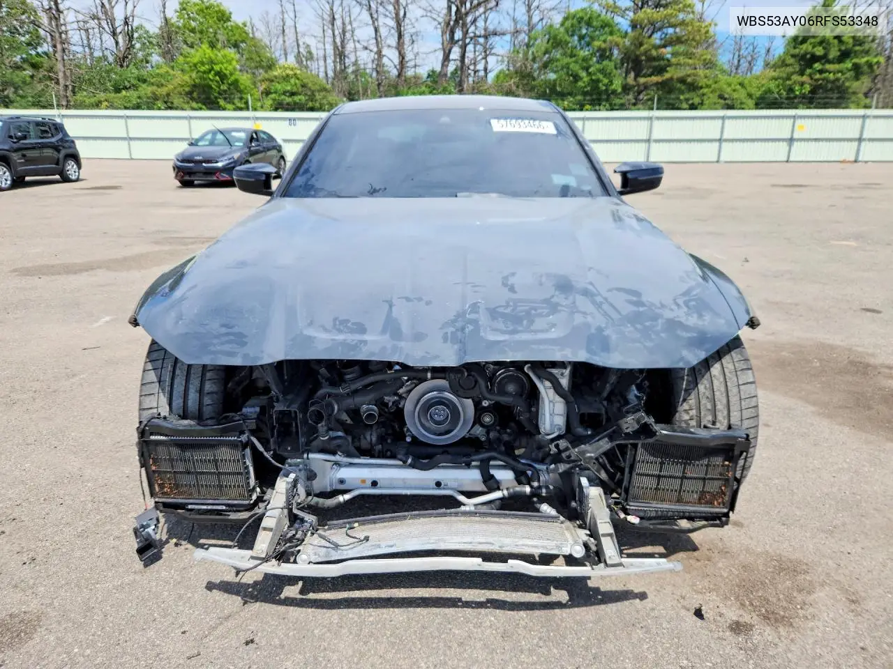 2024 BMW M3 VIN: WBS53AY06RFS53348 Lot: 57693466
