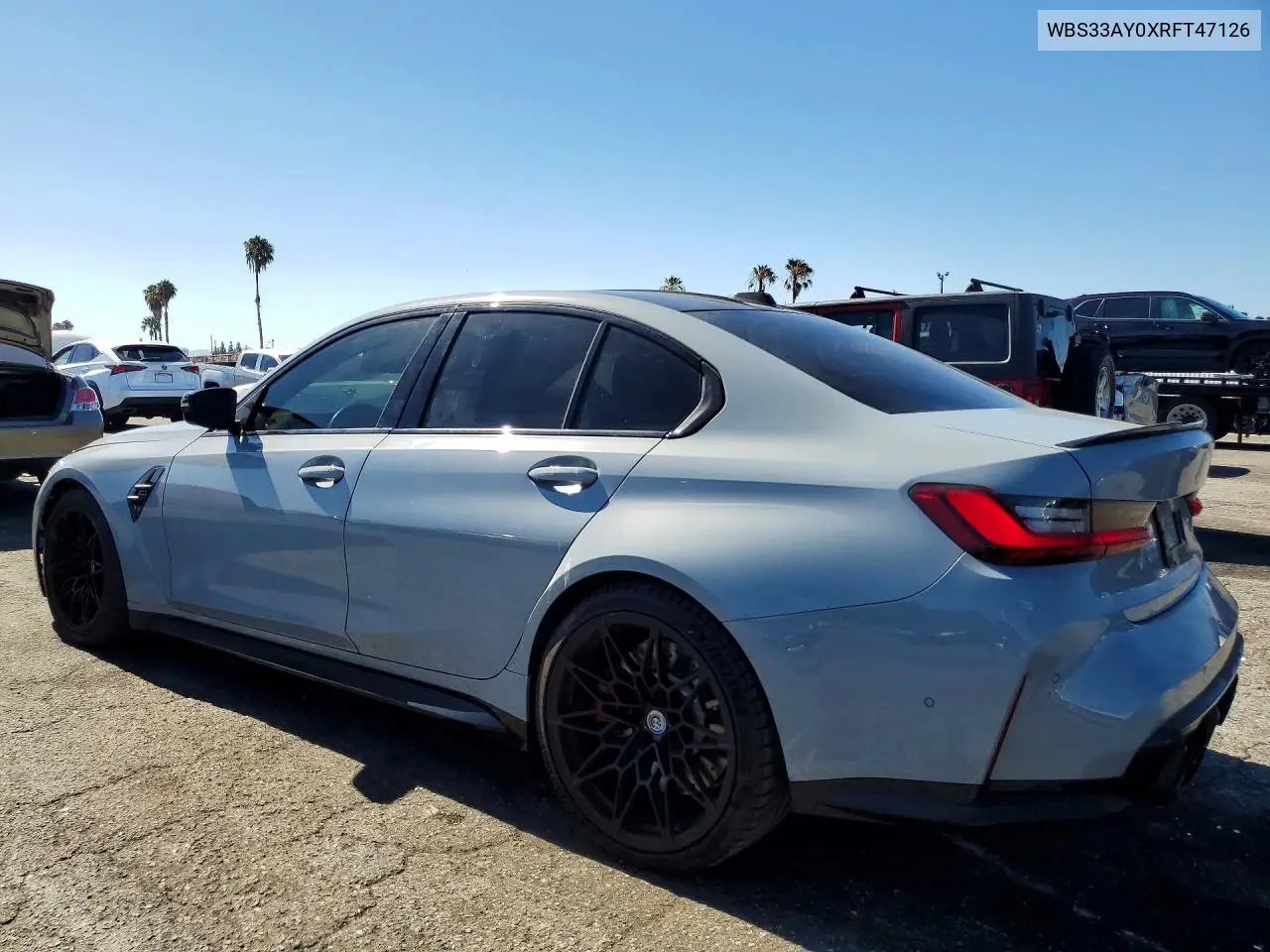 2024 BMW M3 Competition VIN: WBS33AY0XRFT47126 Lot: 59207646