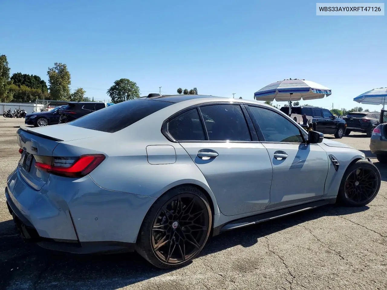 2024 BMW M3 Competition VIN: WBS33AY0XRFT47126 Lot: 59207646