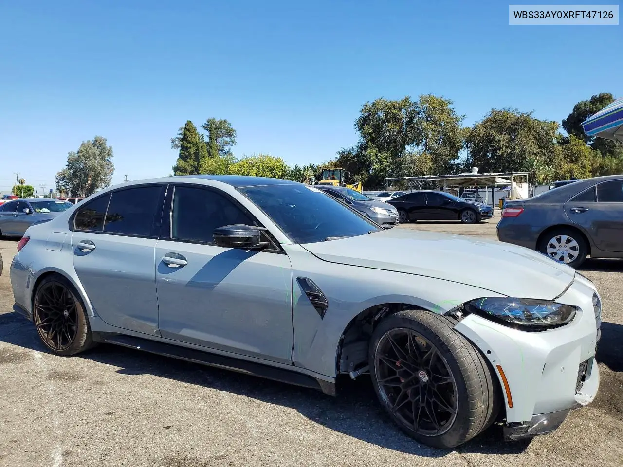 2024 BMW M3 Competition VIN: WBS33AY0XRFT47126 Lot: 59207646
