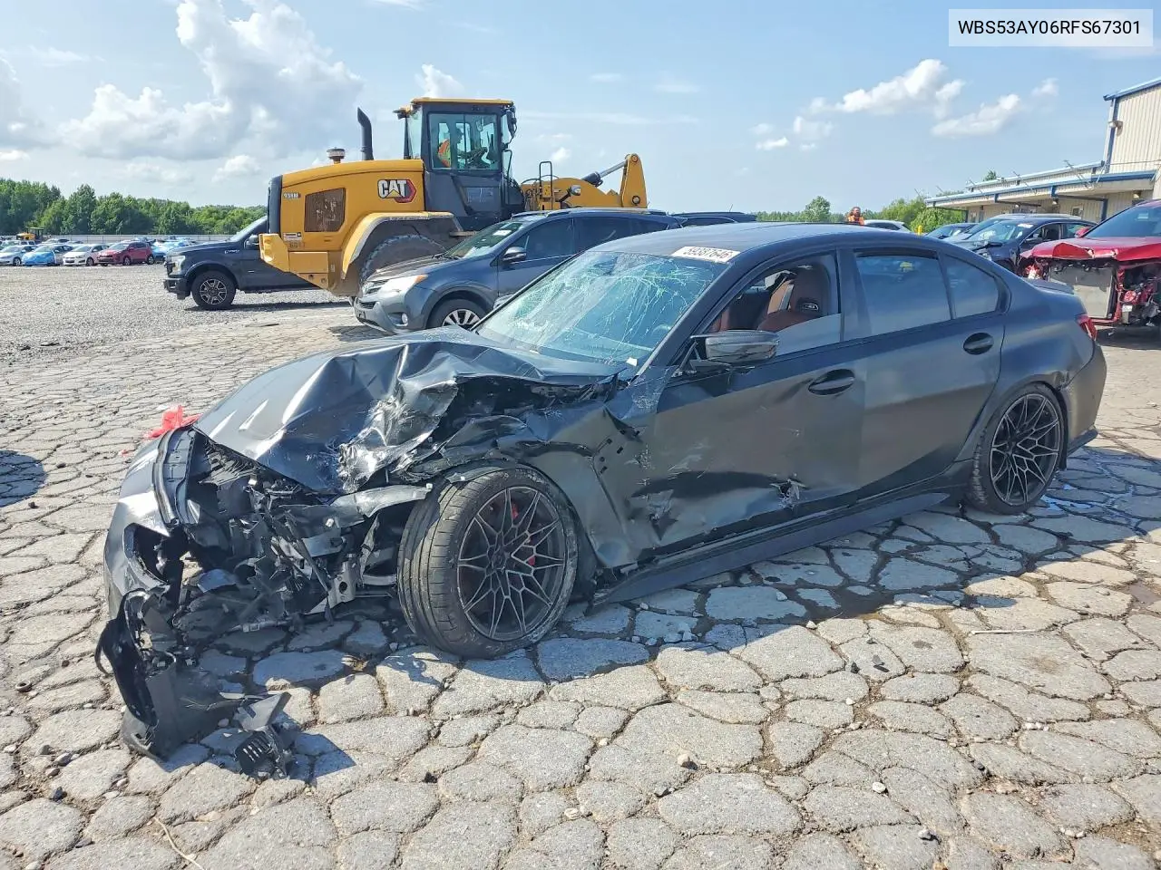 2024 BMW M3 VIN: WBS53AY06RFS67301 Lot: 59387646