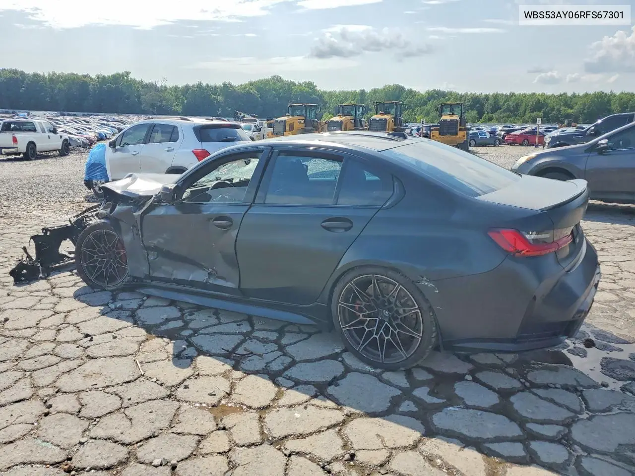 2024 BMW M3 VIN: WBS53AY06RFS67301 Lot: 59387646
