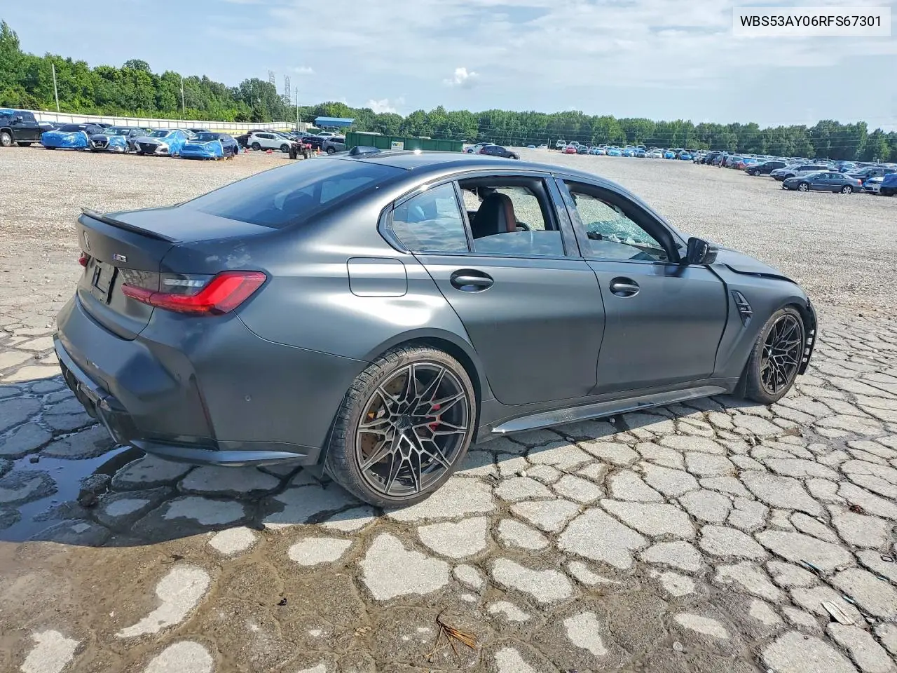 2024 BMW M3 VIN: WBS53AY06RFS67301 Lot: 59387646