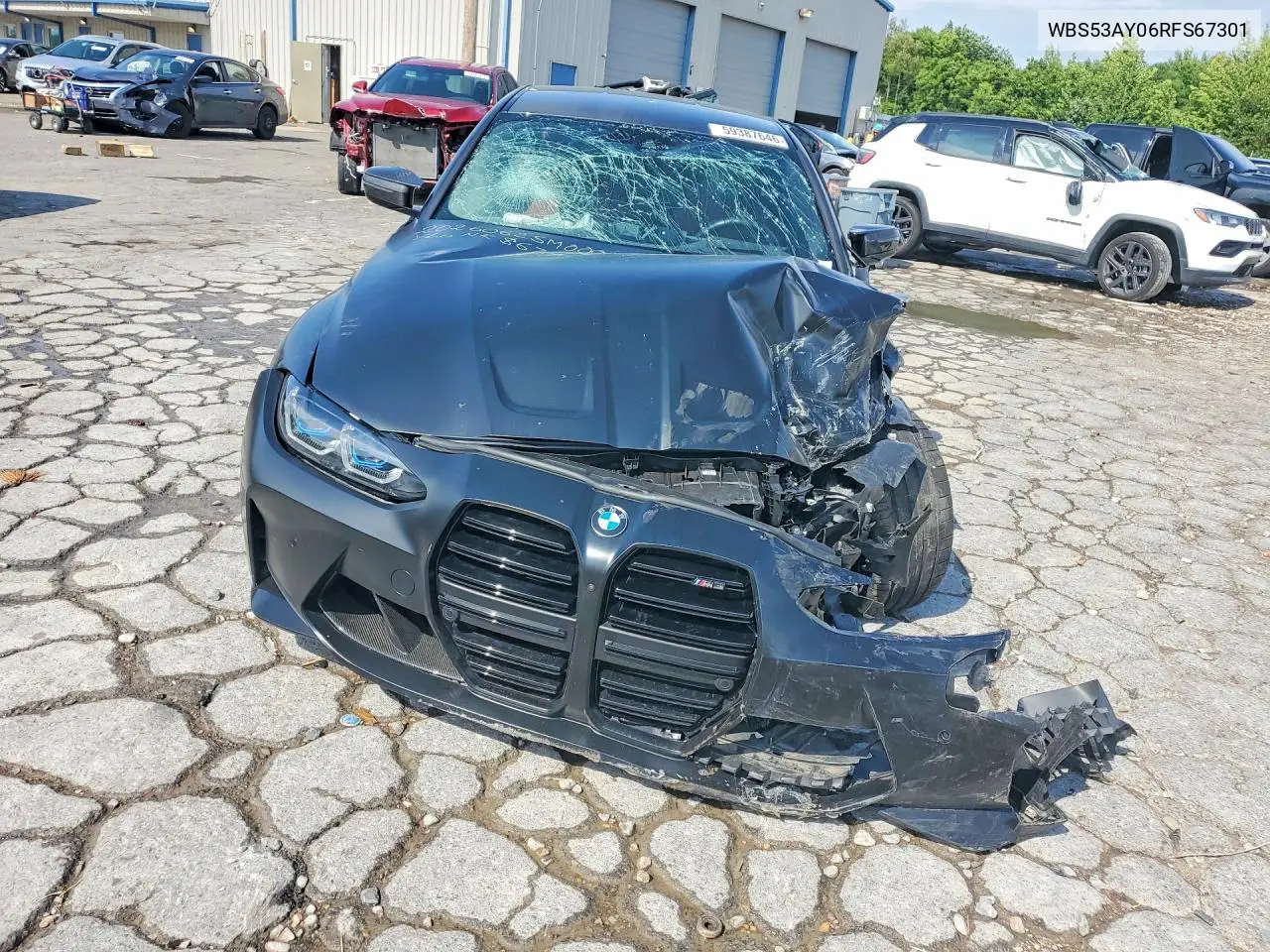 2024 BMW M3 VIN: WBS53AY06RFS67301 Lot: 59387646