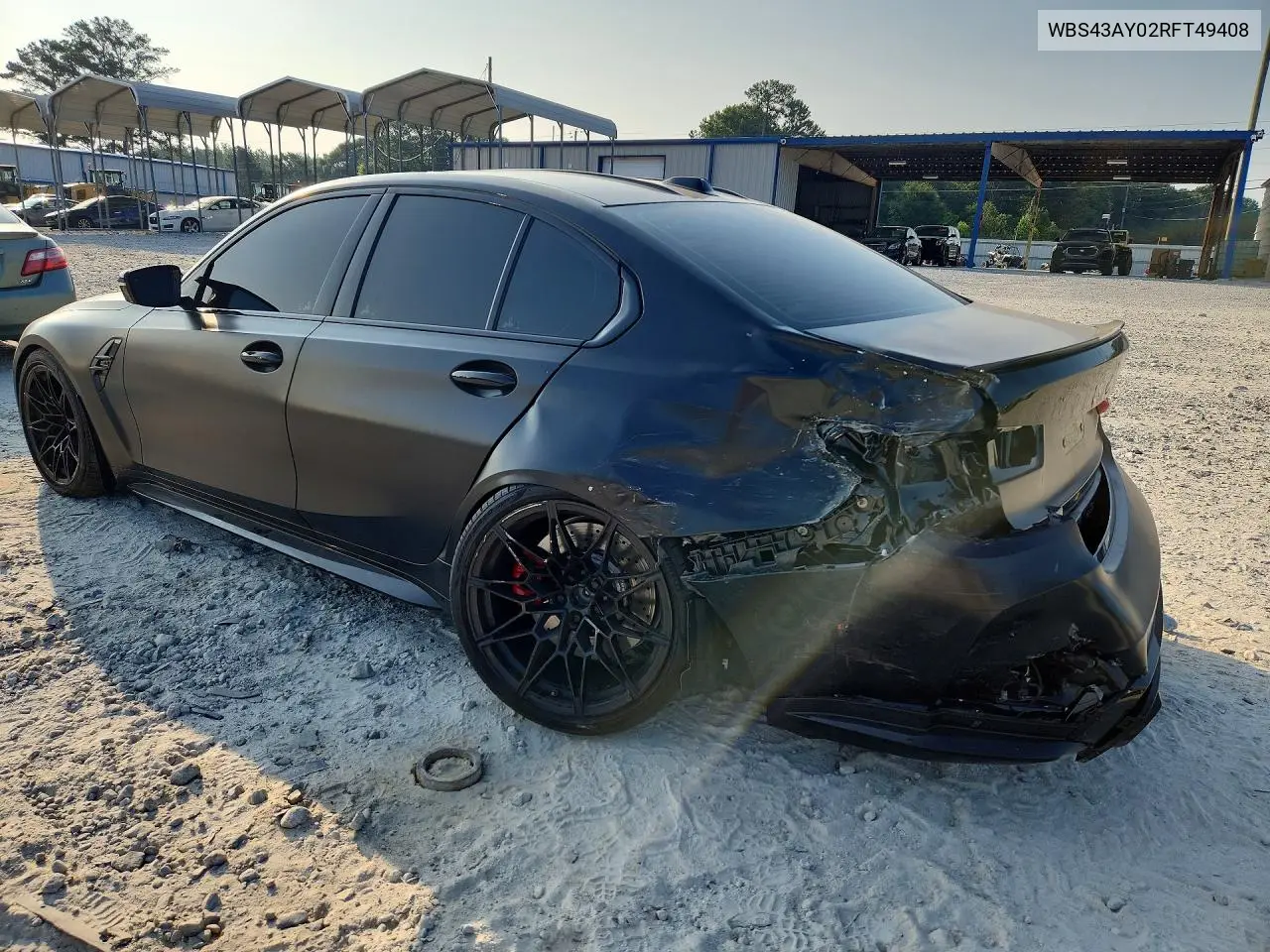 2024 BMW M3 Competition VIN: WBS43AY02RFT49408 Lot: 59552276