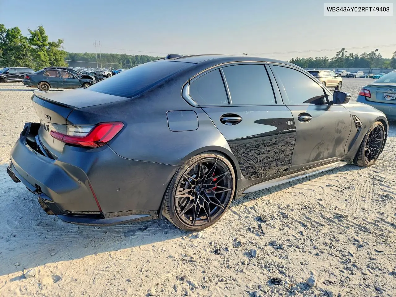 2024 BMW M3 Competition VIN: WBS43AY02RFT49408 Lot: 59552276