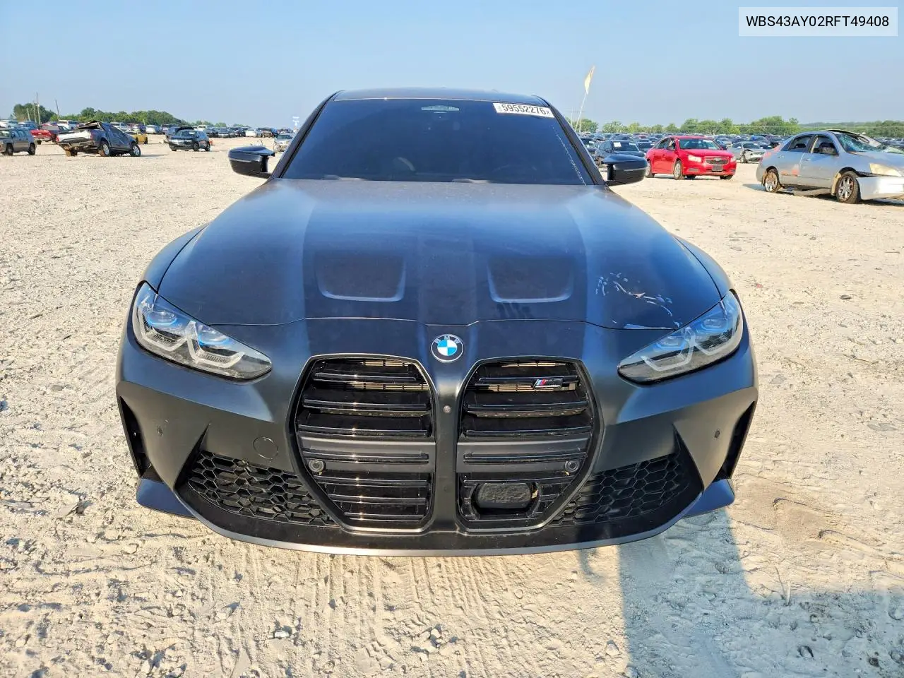 2024 BMW M3 Competition VIN: WBS43AY02RFT49408 Lot: 59552276