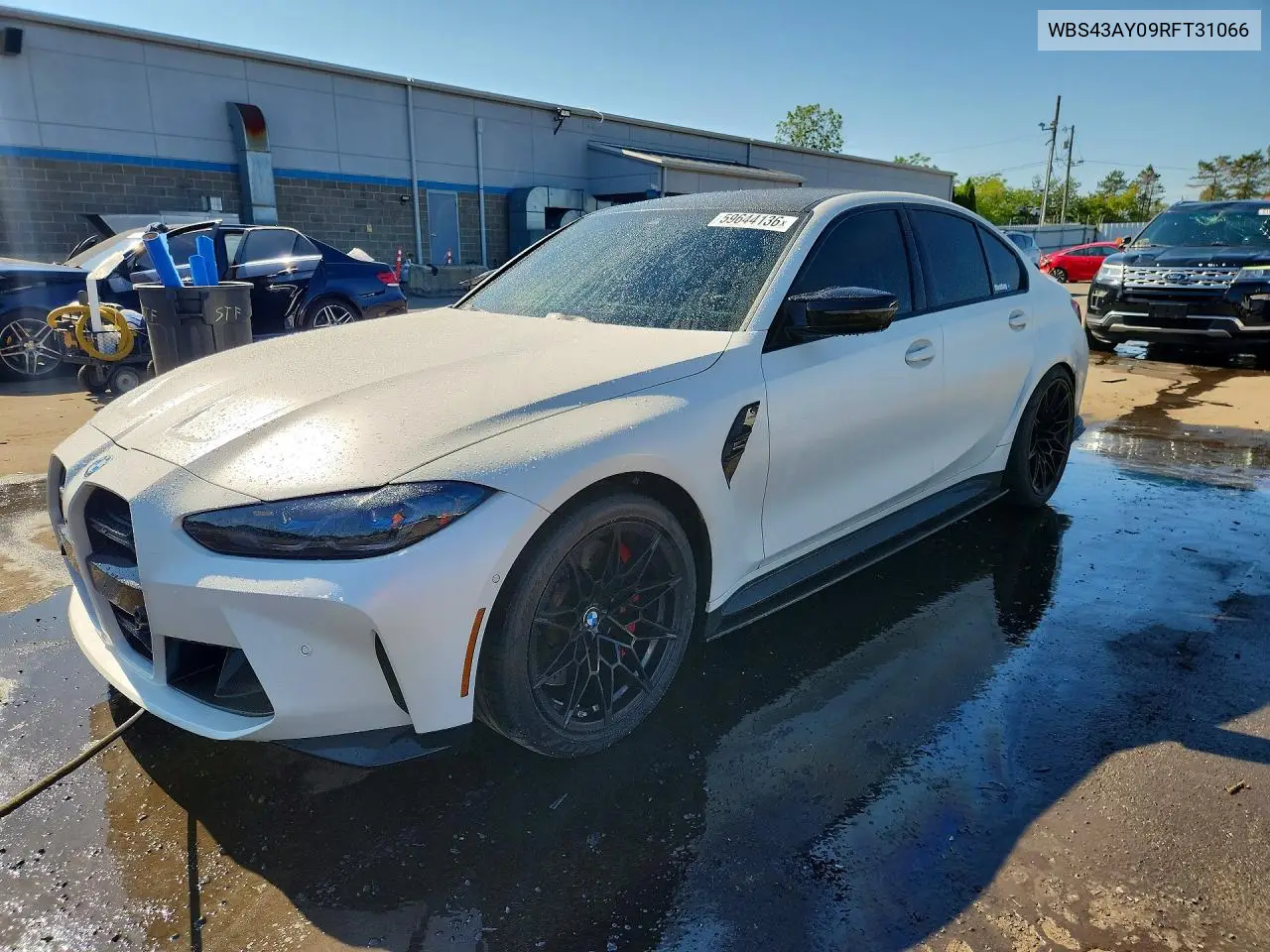2024 BMW M3 Competition VIN: WBS43AY09RFT31066 Lot: 59644136