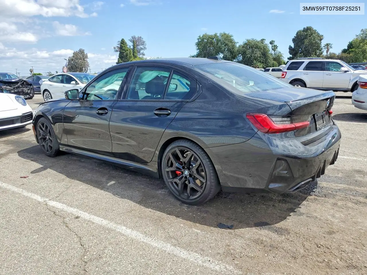 2025 BMW M340I VIN: 3MW59FT07S8F25251 Lot: 51476226