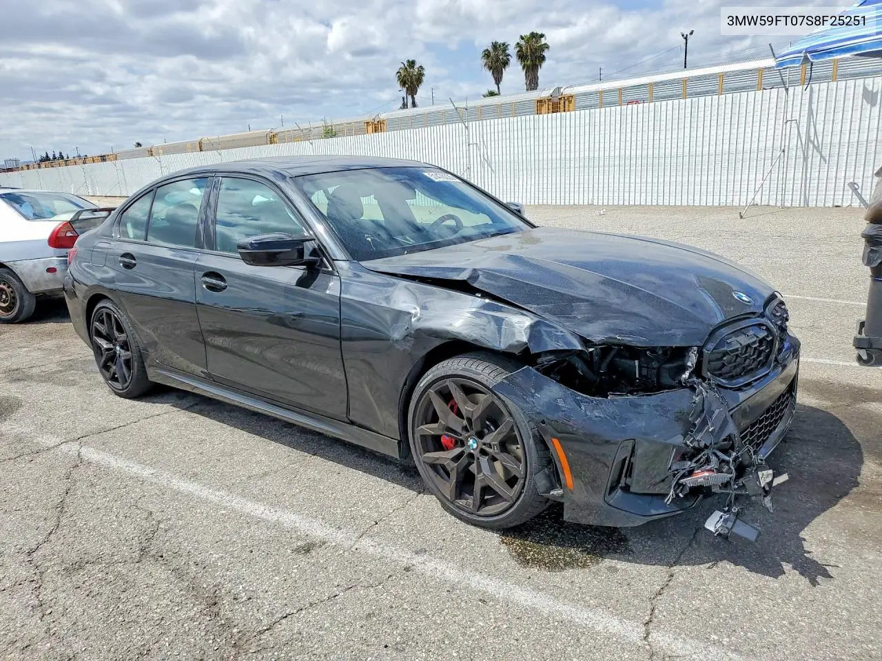 2025 BMW M340I VIN: 3MW59FT07S8F25251 Lot: 51476226