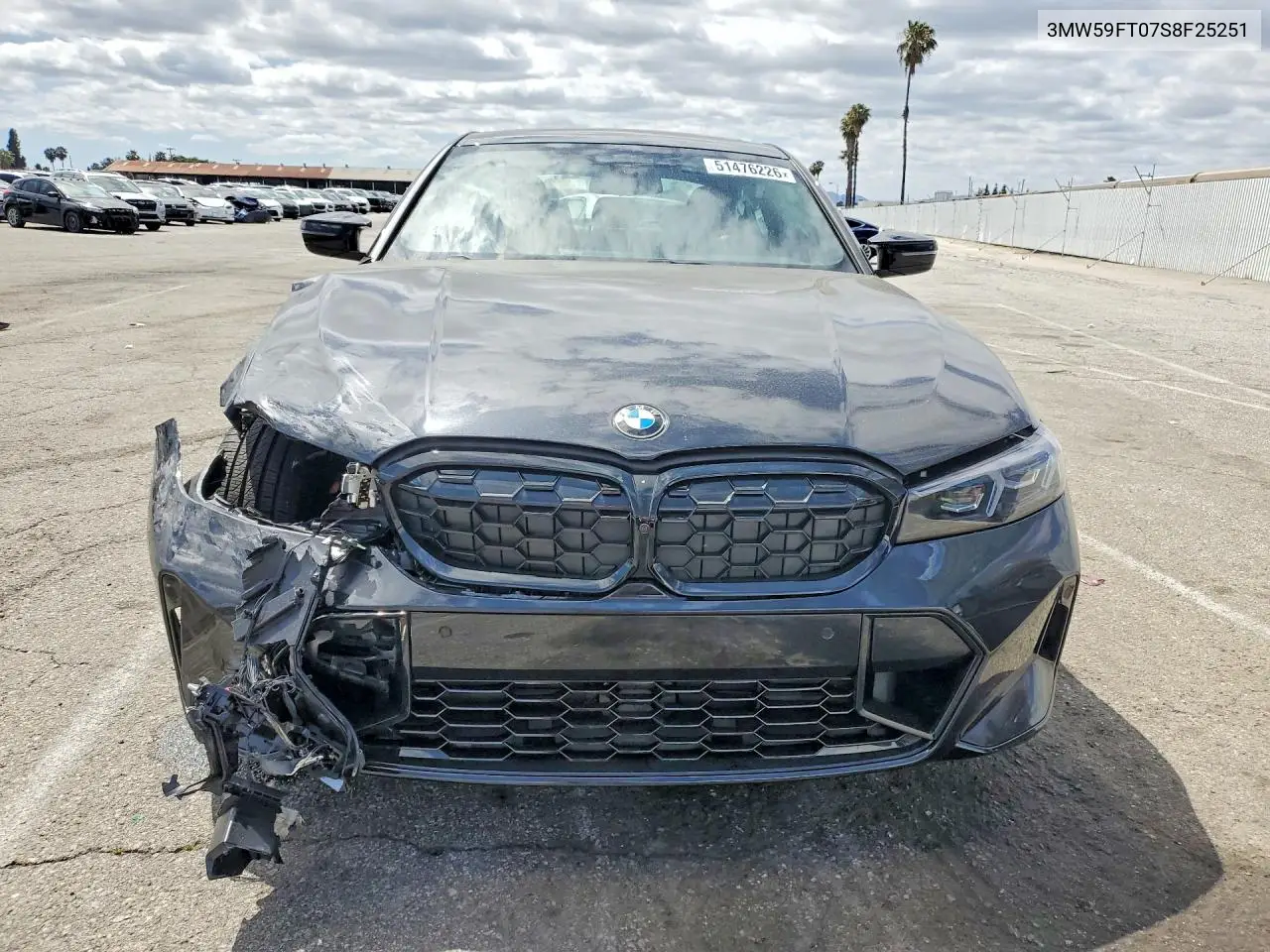 2025 BMW M340I VIN: 3MW59FT07S8F25251 Lot: 51476226