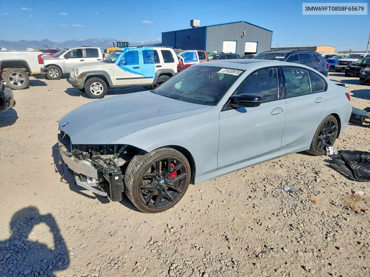2025 BMW M340Xi VIN: 3MW69FT08S8F65679 Lot: 51630976