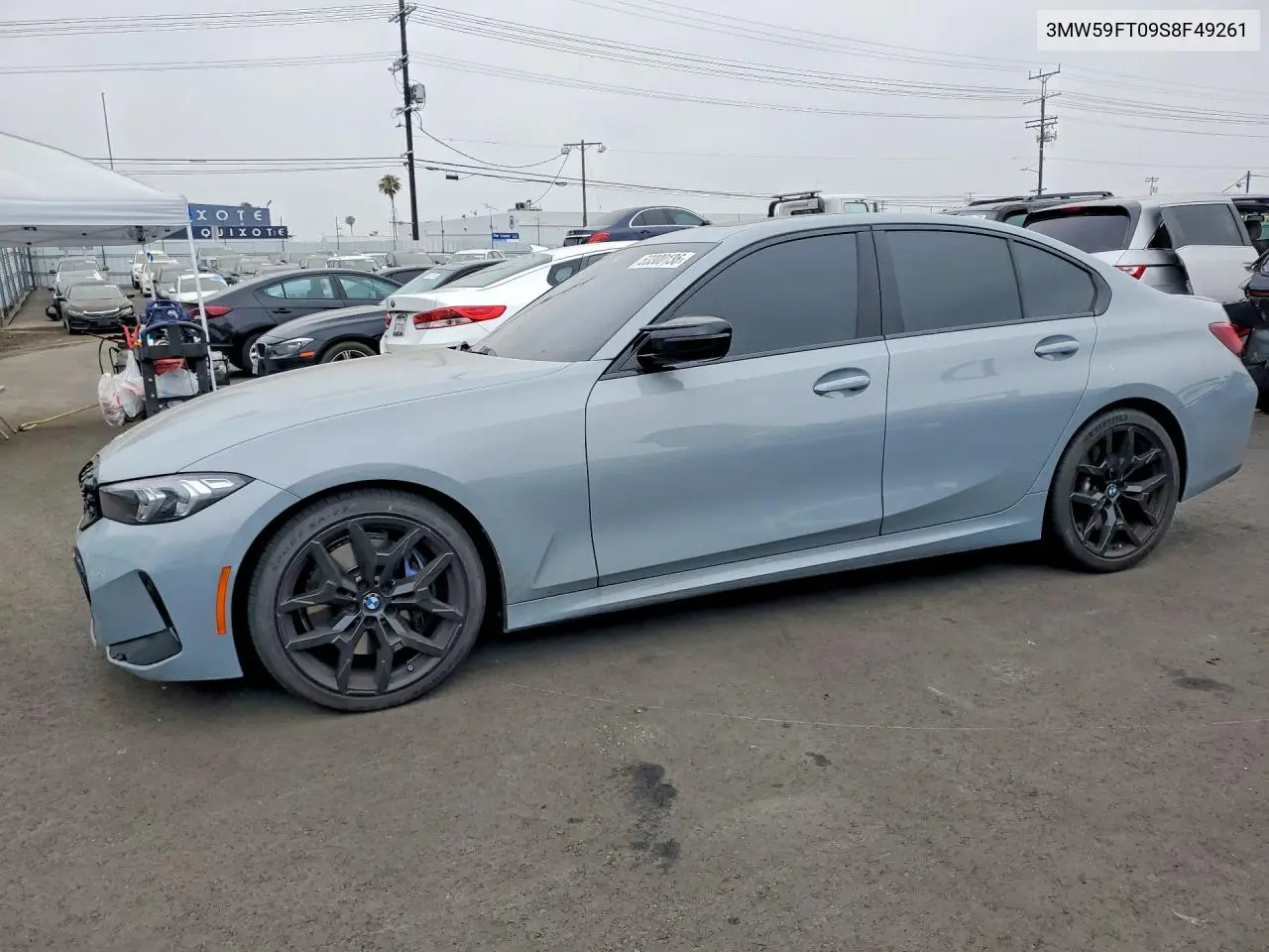 2025 BMW M340I VIN: 3MW59FT09S8F49261 Lot: 53300136