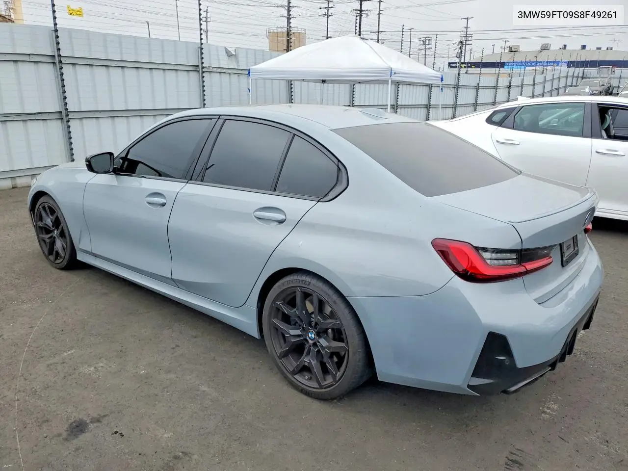 2025 BMW M340I VIN: 3MW59FT09S8F49261 Lot: 53300136